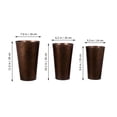 thumbnail image 3 of LABSERRON 3Pcs Vintage Flower Barrels Iron for Rural Style Home and Garden Enhancement, 3 of 8