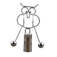 thumbnail image 2 of Oficina en casa Decoración de escritorio Columpio Balance giratorio Juguete Litting Iron Person SM SunniMix búho artesanal de equilibrio, 2 of 8