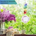 thumbnail image 4 of H&D Crystal Sun Face Suncatcher Crystal Charm Chakra Rainbow Maker Christmas Gift, 4 of 5