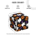 thumbnail image 2 of Tissue Box Cover, halloween ghosts pumpkins Leather Tissue Box Holder - Tissue Case Facial Paper Organizer for Bathroom, Vanity Countertop, Tabletop, Car, Night Stands, 2 of 7