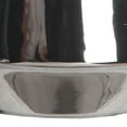 thumbnail image 2 of Saltoro Sherpi Round Ceramic Vase with Tapered Bottom and Flared Top, Small, Silver, 2 of 5