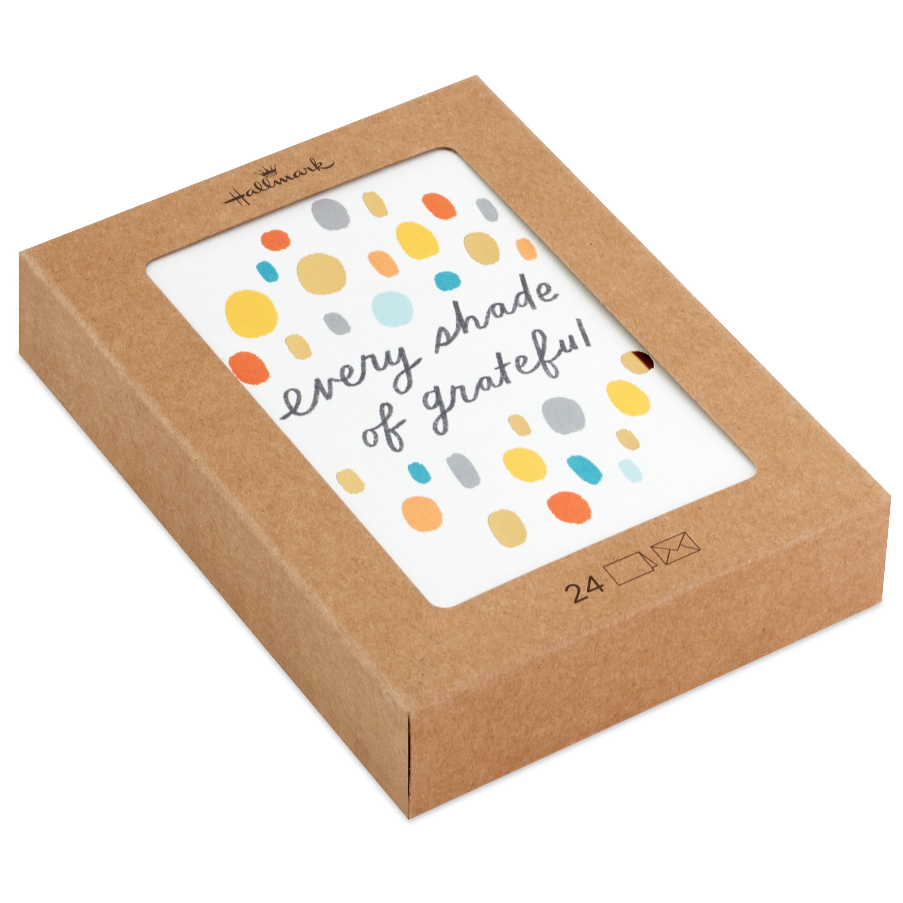 Hallmark Thank-You Notes (Every Shade of Grateful), 24 ct.