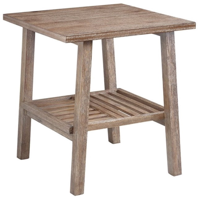 Boraam Table d'Appoint Sonoma en Bois de Grange Brossé