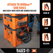 Klein Tools MODbox Multi-Hook Rail Attachment, 2-Pack