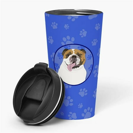 

Carolines Treasures WDK1083TBL215 7.25 x 3.5 in. Unisex English Bulldog Tricolor No.1 Stainless Steel 16 oz Tumbler Blue
