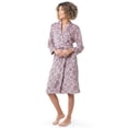 thumbnail image 5 of Bata para Mujer Fruit of the Loom de Forro Polar con Diseño de Copos de Nieve Talla 2X, 5 of 5