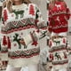 thumbnail image 2 of Suéter navideño de punto con capucha y manga larga cálida para mujer para otoño e invierno, 2 of 3