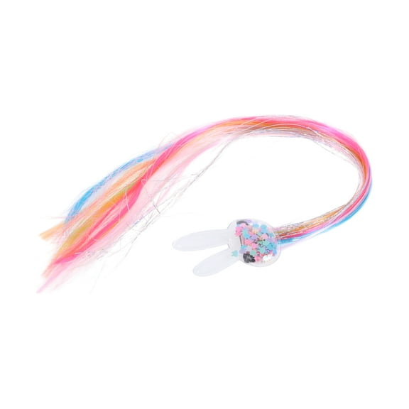 Unique Bargains 1 Pcs Fashion Rabbit Wig Braiding Clip for Girls Colorful