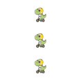 thumbnail image 4 of Minnieouse Broches de dibujos animados montando dinosaurios divertido esmalte solapa Pins insignia suéter Clips niños niñas DIY artesanía para Type1 NO1, 4 of 6