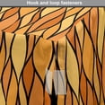 thumbnail image 4 of Yellow Brown Dog Crate Cover, Abstract Continuous Design of Monochrome Mosaic Inspired Waves, Easy to Use Pet Kennel Cover Small Dogs Puppies Kittens, 7 Sizes, Apricot Mustard, by Ambesonne, 4 of 6