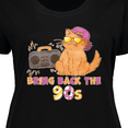 thumbnail image 4 of Inktastic Bring Back The 90s Cool Orange Cat Women's Plus Size T-Shirt, 4 of 5