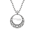 thumbnail image 1 of Quote The Good Is Known In Bad Weather Necklaces Pendant Retro Moon Stars Jewelry, 1 of 3