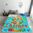 thumbnail image 7 of Yibo Bingo Sunflower Blanket Flannel Soft and Comfortable Anti-static Bed Sofa Blanket, 7 of 7