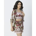 thumbnail image 3 of Moomaya Women's Printed 3 Piece Cord Set, Vacation Co-Ords For Summer, Resort Beach Wear, 3 of 9