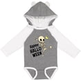 thumbnail image 3 of Inktastic Happy Halloween with Dancing Skeleton Boys or Girls Long Sleeve Baby Bodysuit, 3 of 5