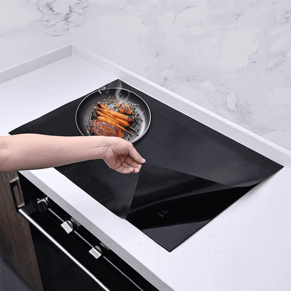 Induction Cooktop Protector Mat 20.4x30.7 Inch, Electric Stove Burner Covers Antiscratch As Glass Top Stove Cover