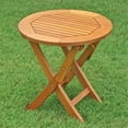 thumbnail image 1 of International Caravan TT-RT-014 Royal Tahiti Table Pliante Ronde en Bois, 1 of 2