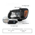 thumbnail image 2 of PortShelt Black Headlights Assembly Lamps + Bumper Lights Set For 2001-2004 Toyota Tacoma, 2 of 6