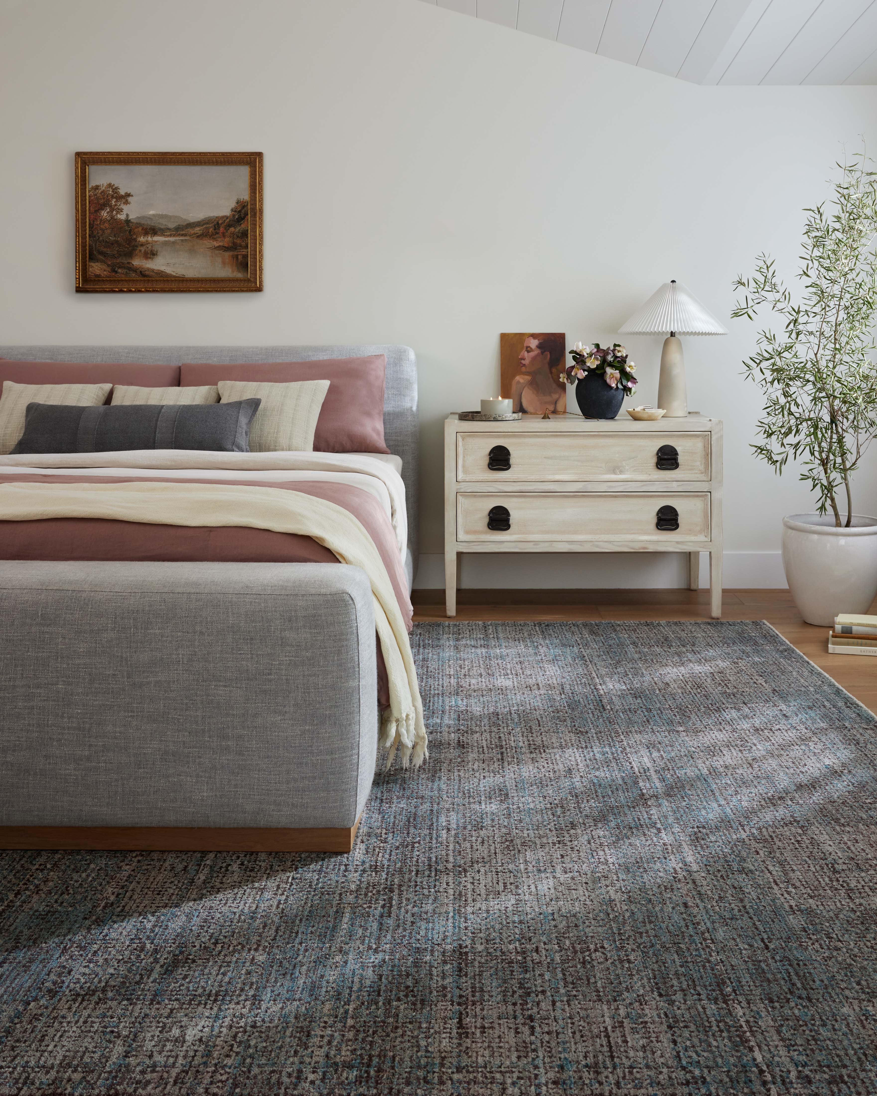 Angela Rose x Loloi Ember Denim / Charcoal 2'-7" x 10'-0" Runner Rug