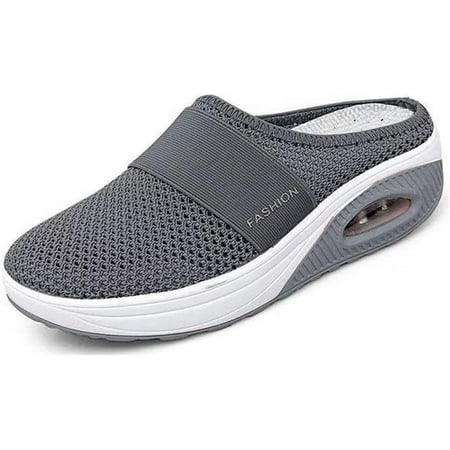 HOKILAW Sevensmz Shoes  Women Walking Shoes Air Cushion Slip-On Shoes-Orthopedic Diabetic Walking Shoes  Mesh Sneaker Sandals