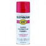 Sunrise Red, Rust-Oleum Stops Rust Gloss Protective Enamel Spray Paint, 12 oz, 6 Pack