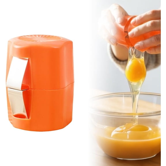 Egg Peeler Tool for Hard Boiled Eggs, Egg Shell Remover, Boiled Egg Peeler for Baking and Breakfast (Orange, 1 Piece)