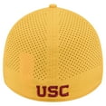 thumbnail image 4 of Men's New Era  Gold USC Trojans Rope 39THIRTY Flex Hat, 4 of 5