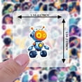 thumbnail image 6 of 35pcs-50pcs Cute Astronaut Stickers Cosmic Space Stickers Alien Rocket Stickers for Laptops Suitcases Phone, 6 of 9