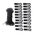 thumbnail image 2 of Cuerda elástica,Cuerda elástica elástica con cordón elástico para kayak,Cuerda elástica con cordón elástico,Kayaks Barco Camping Accesorios al aire libre saltar,Cuerdas elásticas, 2 of 5