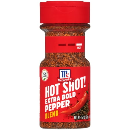 (2 Pack) McCormick Hot Shot Extra Bold Pepper Blend, 2.62