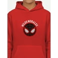 thumbnail image 2 of Spider-Man Little and Big Boys Neighborhood Miles Graphic Hoodie with Embroidery, Sizes 4-18, 2 of 7