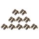 thumbnail image 1 of KAKOWELY 25Ud Pestillo Derecho De Hierro Para Caja De Madera Acabado Café Resistente Y Seguro, 1 of 8