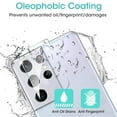 thumbnail image 3 of Dteck [3 Pack] for Samsung Galaxy S21 Ultra 6.8-inch Camera Lens Protector Anti-fingerprint Anti-Scratch Tempered Glass 5G Phone Protective (Transparent), 3 of 7