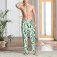 thumbnail image 6 of Lsque Cactus Plants1 Print Men's Pajama Pants, Lounge Pant - Comfortable Home Wear,Elastic Waistband, Stylish Design-Small, 6 of 9