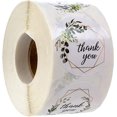 thumbnail image 1 of Marcos de vegetación Pegatinas de agradecimiento / Diseños de agradecimiento / 500 pegatinas de agradecimiento boho / Etiquetas florales de vegetación de 1,5", 1 of 5