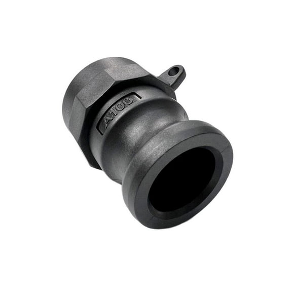 POWER PRODUCTS Polypropylene Type A Cam and Groove Couplings / 1-Inch Quick Connect & Disconnect Fittings/Hose Camlock Fittings-1" Male Camlock Adapter x 1" Female NPT Thread (1")