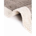 thumbnail image 5 of 5x7 Ft Oval Gray & White Jute Area Rug, Hand-Woven, Reversible, Farmhouse Boho Style, Durable & Pet-Friendly Rug for Living Room, Dining Room, and Bedroom, 5 of 5