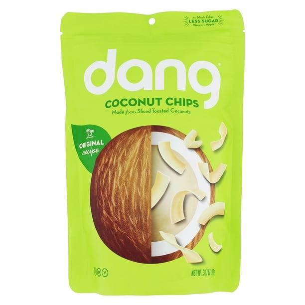 DANG COCONUT CHIPS, ORIGINAL RECIPE, 3.17 OZ.