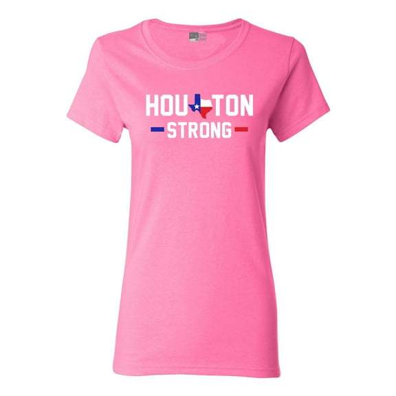 Ladies Houston Strong Map 2017 Survivor DT T-Shirt Tee
