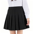thumbnail image 2 of Mfakffe Kids Fashion Academy Style Pleated Skirt Casual Uniform Mini Pleated Skirt for Daily School Activities & Casual Outdoor Outfits, 2 of 4