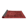 thumbnail image 2 of Ahgly Company Indoor Square Abstract Red Modern Area Rugs, 6' Square, 2 of 4