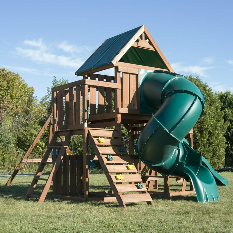 Tube Slide Slide For Wooden Swing Set Swing-N-Slide Playsets Sky