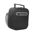 thumbnail image 4 of Bolso de mano con aislamiento térmico, bolsa de tela Oxford portátil para Picnic, bolsas para el almuerzo para playa, exteriores, mochilero, oficina, negro, 4 of 9