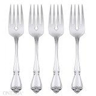 Oneida Flatware True Rose Salad Forks Set Of 4