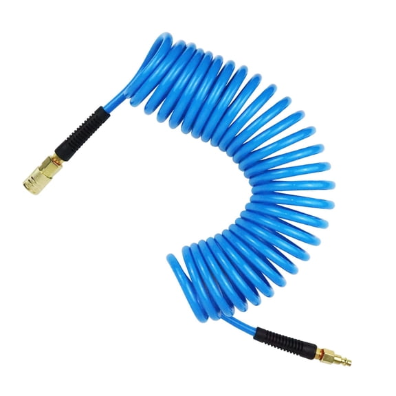 Air Hose,1/4 in X 25 Ft Air Compressor Hose with Bend Restrictor,1/4inch Industrial Quick Coupler & Plug