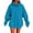 340#Dark Green, variant on Trendy Plain Oversized Fleece Hooded Sweatshirts For Women Long Sleeve Relax Fit Cute Preppy Casual Fall Winter Daily Outfit Tops With Pockets Green 3XL