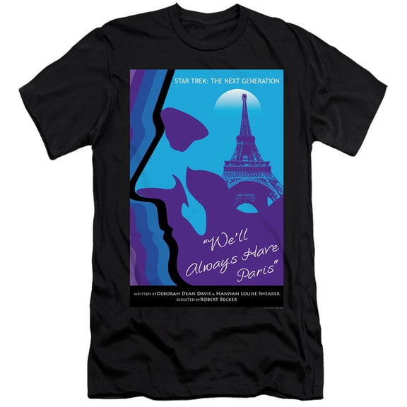 Star Trek Tng Season 1 Episode 24 Adult 30/1 T-Shirt Black