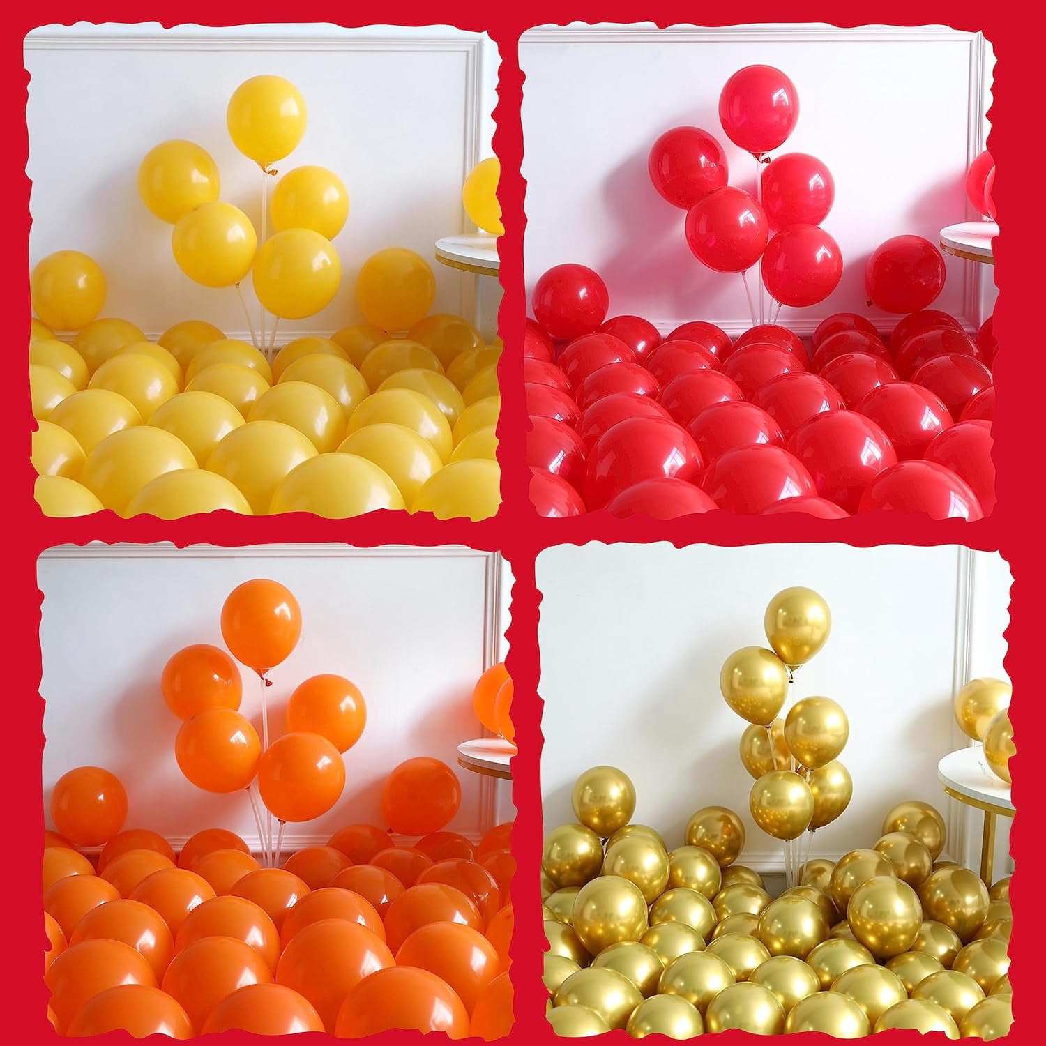 Fire Balloon Garland Arch Kit 144PCS Balloons with Fire Truck Foil Balloons for Fireman Birthday Party Supplies Firefighter Rescue Theme Decoration Red Yellow Chrome Gold