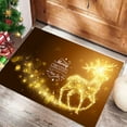 thumbnail image 4 of Wadada Christmas Doormat Merry Christmas Door Mat Non-Slip Indoor Outdoor Front Door Doormat Living Room Bedroom Entrance Rug Kitchen Floor Mat Home Festive Decoration 15.7" x 23.6", 4 of 6