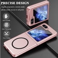 thumbnail image 2 of Compatible Samsung Galaxy Z Flip 5 Case 5G Magnetic,Slim Smooth Cover with Camera & Screen Protection Shockproof Protective Galaxy Flip 5 Case Compatible with Magsafe,Samsung Z Flip 5 Case Pink, 2 of 13